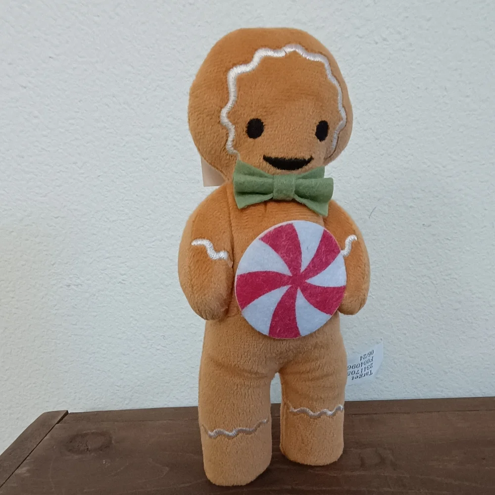 🆕 Target Bullseye Playground Christmas 2024 Plush Standing Gingerbread Man